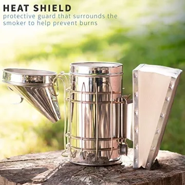 Bee Hive Smoker Stainless Steel Heat Shield for Beekeeping
