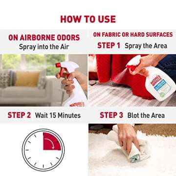 Nature's Miracle 3-in-1 Pet Odor Eliminator 24 oz