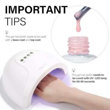 AILLSA Milky Pink Gel Nail Polish for Perfect Nails