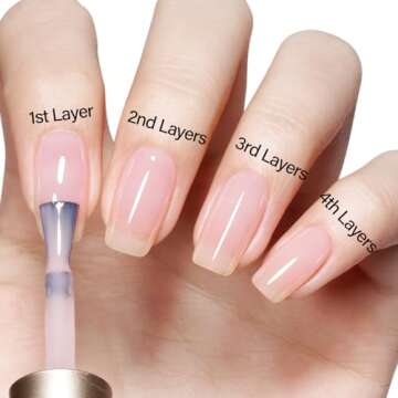 AILLSA Milky Pink Gel Nail Polish for Perfect Nails