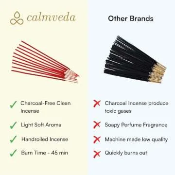 Potent Dragons Blood Incense Sticks - (40+Sticks, 9 inch) Thick Natural Resin Incense, Clean Charcoal Free | Sweet Spicy & Ambery Smelling Protection Incense (Sangre de Grado) (Burn Time 45+ Mins)