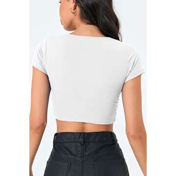 Trendy EFAN Women's Seamless Crop Top for Summer Style