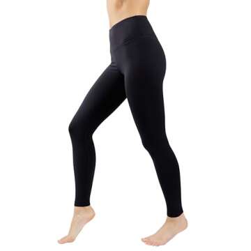 Yogalicious Squat Proof Fleece Lined High Waist Leggings for Women