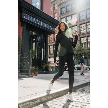 Yogalicious Squat Proof Fleece Lined High Waist Leggings for Women