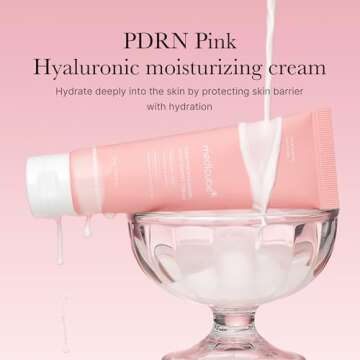 medicube Salmon DNA PDRN Pink Hyaluronic Moisturizing Cream, Pink Soothing Cream, Hyaluronic acid, N...