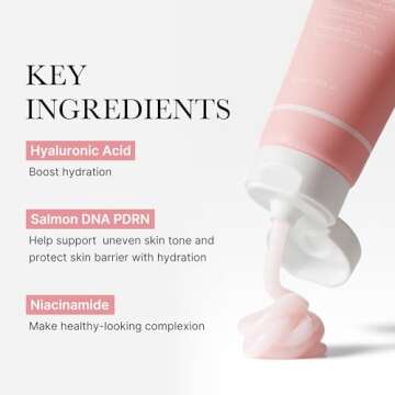 medicube Salmon DNA PDRN Pink Hyaluronic Moisturizing Cream, Pink Soothing Cream, Hyaluronic acid, Niacinamide, Hydrating & Firming, Uneven Skin Tone, Pore Care, Korean Skincare | (50ml/ 1.69 fl.oz.)