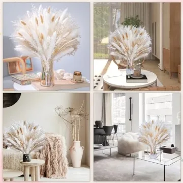 95PCS Dried Pampas Grass Bouquet for Elegant Decor