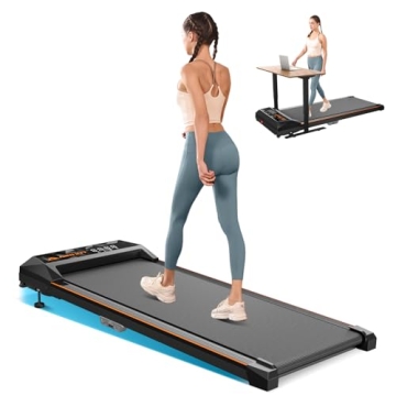 Walking Pad with Incline, Under Desk Treadmill, Portable Treadmills for Home Office, 4 in 1 Walking ...