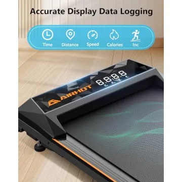 Compact Under Desk Treadmill with Manual Incline 4-in-1