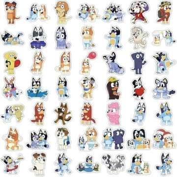 100 Cartoon Stickers Colorful Aesthetic VSCO Vinyl/PVC Waterproof Decals for Water Bottle, Phone, Ca...