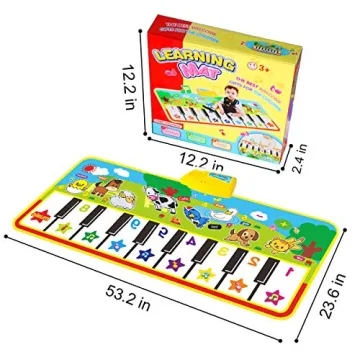 WOSTOO Piano Mat for Kids - Musical Fun and Learning