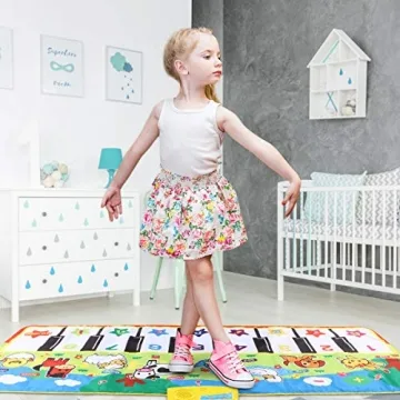 WOSTOO Piano Mat for Kids - Musical Fun and Learning