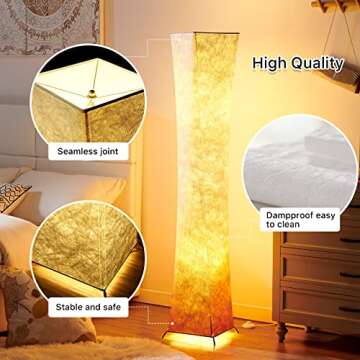 Chiphy RGB LED Floor Lamp with Adjustable Brightness