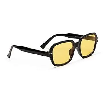 Trendy Yellow and Orange Lens Sunglasses for All Ages