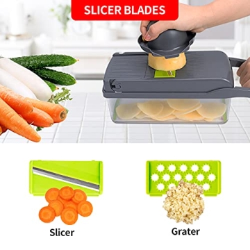 T-GOGO Pro Vegetable Chopper: 10-in-1 Kitchen Tool