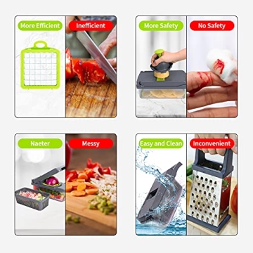 T-GOGO Pro Vegetable Chopper: 10-in-1 Kitchen Tool