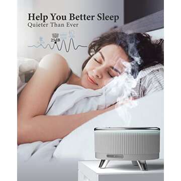 Diffusers for Essential Oils Large Room, 500ml Aromatherapy Diffuser，7 Colors Changed