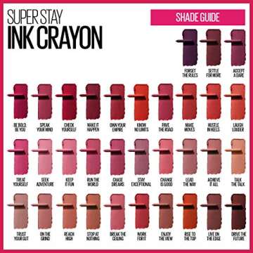 Maybelline New York Maybelline Super Stay Ink Crayon Matte Longwear Lipstick Makeup, Be Bold, Be You, 0.04 Ounce ., 120 Be Bold, Be You, 0.04 ounces (Pack of 2)