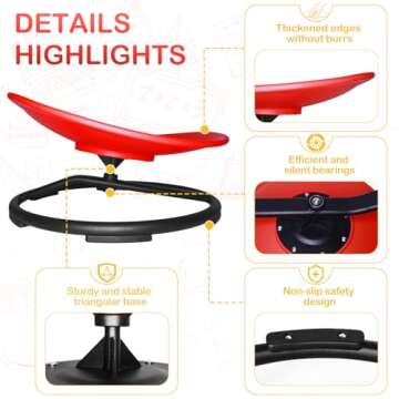 Ackweng Kids Swivel Chair - Sensory Spinning Chair for Kids