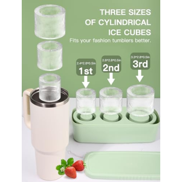 Silicone Ice Cube Tray for 30Oz-40Oz Tumblers