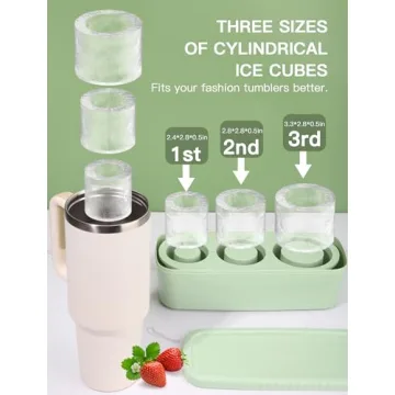 Silicone Ice Cube Tray for 30Oz-40Oz Tumblers