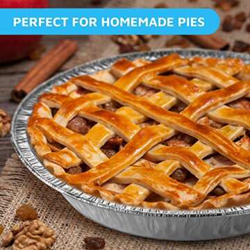 Buy MontoPack 9" Aluminum Foil Pie Pans - 50 Pack
