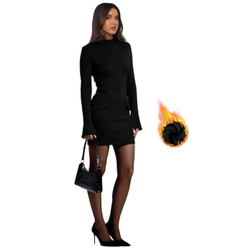 Trendy OFEEFAN Funeral Dress for Women Mini Style 2025
