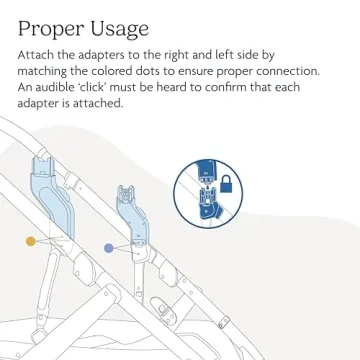 UPPAbaby Vista Upper Adapters for Infant Car Seats