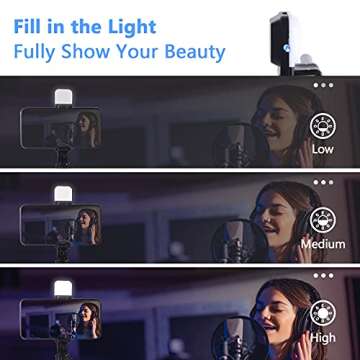 MQOUNY Lightweight Selfie Stick and Tripod with Remote