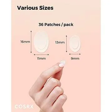 COSRX Master Patch Intensive 36 Patches | Oval-Shaped Hydrocolloid Pimple Patch with Tea Tree Oil | Quick & Easy Blemish, Zit, Spot Treatment | Salicylic Acid & Tea Tree Oil | Korean Skin Care