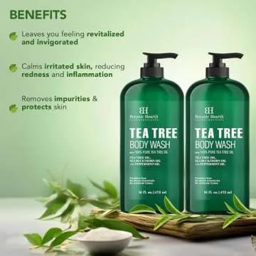 Botanic Hearth Tea Tree Body Wash - Soothe Skin & Invigorate