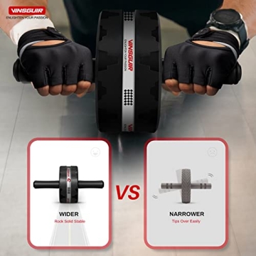 Vinsguir Ab Roller Wheel Kit for Core Training & Home Gym