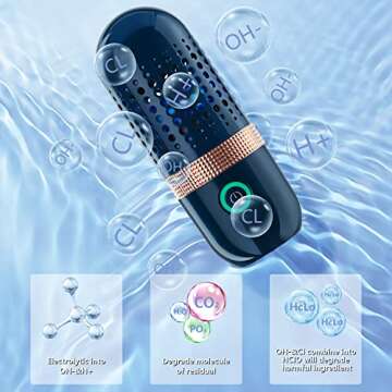 Heyjar Fruit and Vegetable Washing Machine, Fruit Cleaner Device,Fruit Purifier for with OH-ion Purification Technology for Cleaning Fruit,Vegetable Sold by Heyjar US Only