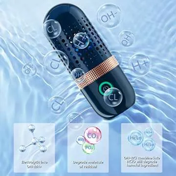 Heyjar Fruit and Vegetable Washing Machine, Fruit Cleaner Device,Fruit Purifier for with OH-ion Purification Technology for Cleaning Fruit,Vegetable Sold by Heyjar US Only