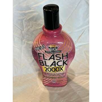 European Gold Flash Black 2000X Indoor Tanning Lotion 12oz