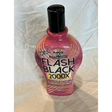 European Gold Flash Black 2000X Indoor Tanning Lotion 12oz