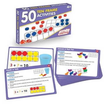 Discover Junior Learning JL321 Ten Frame Activities for Kids