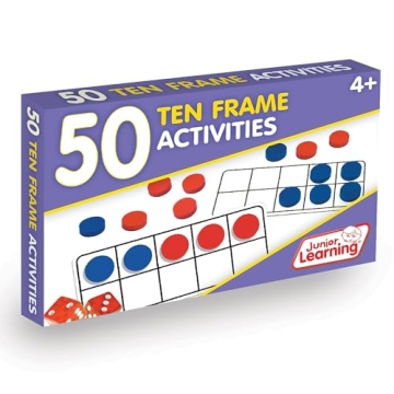 Discover Junior Learning JL321 Ten Frame Activities for Kids