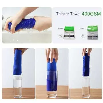 SURPRISE PIE Microfiber Cleaning Cloth for Kitchen Housekeeping Dish Electronics Dust Rags Thick Lint Free Car Wash DryingTowel (12"x12") Green/Blue/Orange -6 Pack