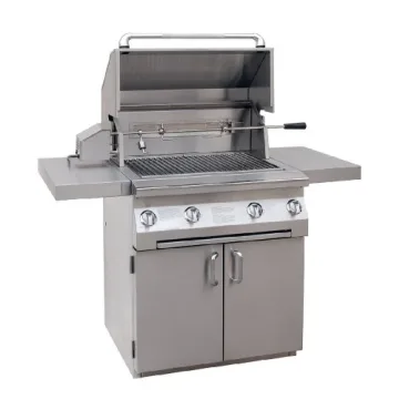 Solaire 30-Inch Infrared Propane Cart Grill with Rotisserie Kit, Stainless Steel