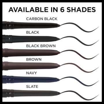 L'Oreal Paris Makeup Infallible Never Fail Original Mechanical Pencil Eyeliner with Built in Sharpener, Brown, 0.008 oz.