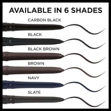 L'Oreal Paris Makeup Infallible Never Fail Original Mechanical Pencil Eyeliner with Built in Sharpener, Brown, 0.008 oz.