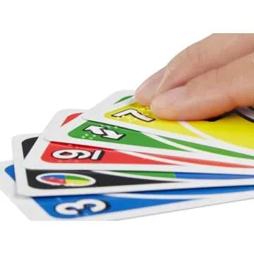 Mattel Games UNO Braille Card Game with Cards Specially Designed for Blind & Low-Vision Players for Kids, Adults, Family Nights & Parties