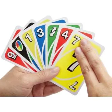 Mattel Games UNO Braille Card Game with Cards Specially Designed for Blind & Low-Vision Players for Kids, Adults, Family Nights & Parties