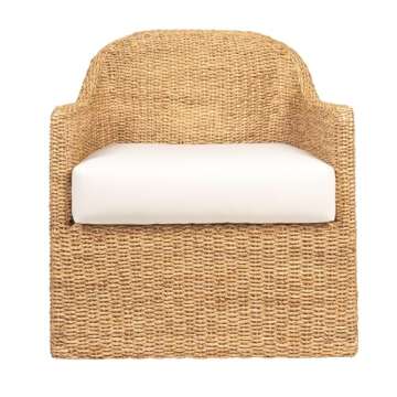 Creative Co-Op Woven Water Hyacinth Outdoor Chair