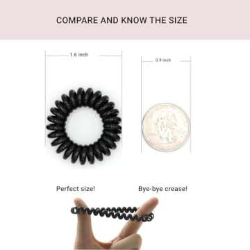 Spiral Hair Ties - Prevent Ponytail Bumps | Chaosss Co.