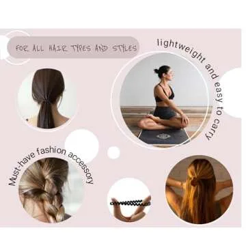 Spiral Hair Ties - Prevent Ponytail Bumps | Chaosss Co.