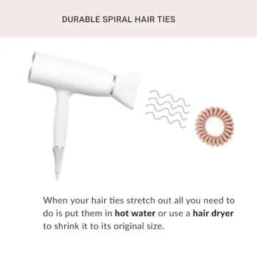 Spiral Hair Ties - Prevent Ponytail Bumps | Chaosss Co.