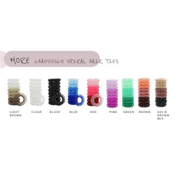 Spiral Hair Ties - Prevent Ponytail Bumps | Chaosss Co.