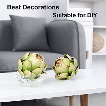 Decorative Large Artificial Artichokes for Home Beauty